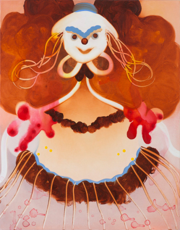 The clown
55x70 cm, acrylics and oil on canvas, 2014