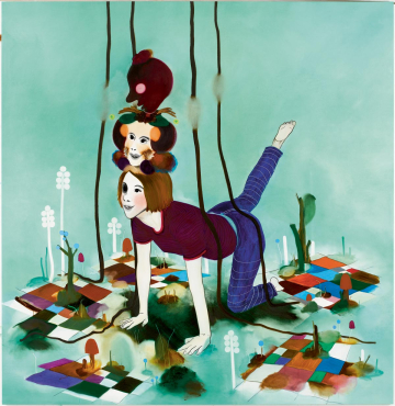 Det femte øje
200 x 205 cm, olie på lærred, 2007