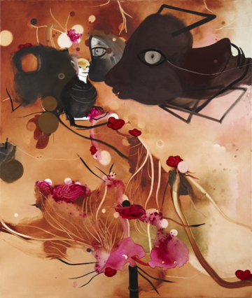 The refuge
170 x 200 cm, acrylics and oil on canvas, 2009