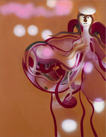 The transparent body
85 x 110 cm, acrylics, spray and oil on canvas, 2012