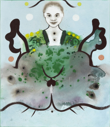 Det er en pige
70 x 60 cm, akryl og olie på lærred, 2011