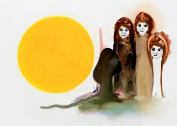 The sun rose
68 x 95 cm, oil on canvas, 2008