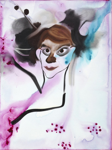 She flew
45 x 60 cm, acrylics and oil on canvas, 2009