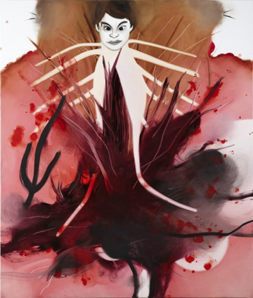 The sacrifice
170 x 200 cm, acrylics and oil on canvas, 2008