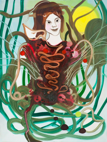 The happy body
80 x 100 cm, acrylics and oil on canvas, 2012