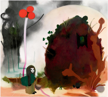 Hun var næsten hjemme
96 x 108 cm, olie på lærred, 2007