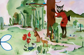 Happy Mr. Hansen
200 x 300 cm, oil on canvas, 2005 