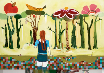 The dream of the Baker's girl
200 x 300 cm, oil on canvas, 2005
