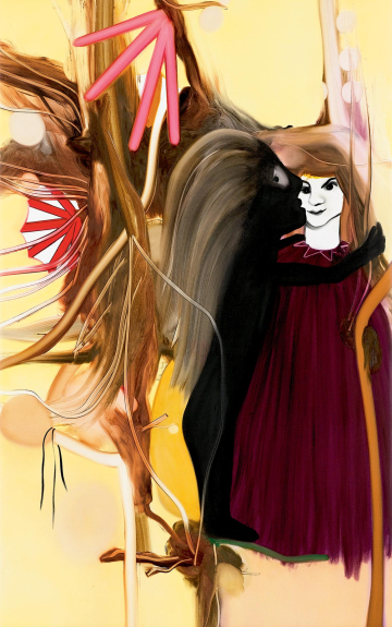 The black kiss
114 x 71 cm, oil on canvas, 2008
