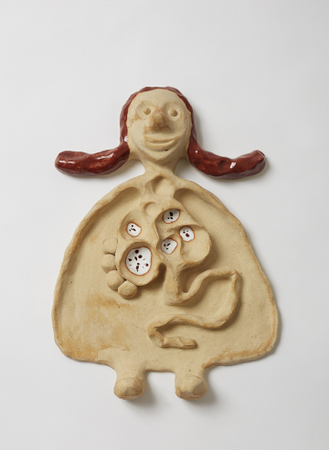 She was heavy from heart stones and lumbs
glaced stoneware, 2012