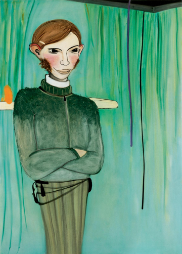 She knew they said that she looked like a man or a monkey. But she did not care, she just wanted to be herself
107x150 cm, oil on canvas, 2003