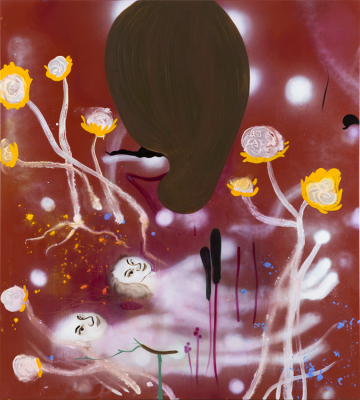 Eternal life (brown)
170x190 cm, acrylics and oil on canvas, 2014