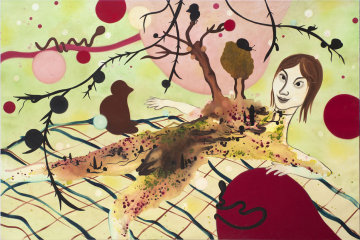 Moder Jord
200 x 300 cm, akryl og olie på lærred, 2011