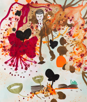 The heart hunter
170 x 200 cm, acrylics and oil on canvas, 2013