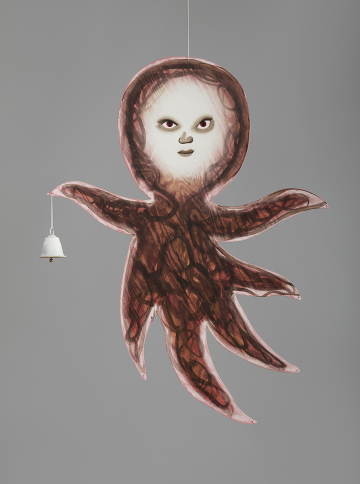 Bell child I
painted wood, bell, 2021