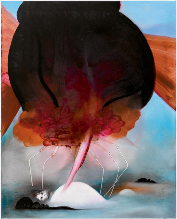 Den stille krig
60 x 75 cm, akryl og olie på lærred, 2006