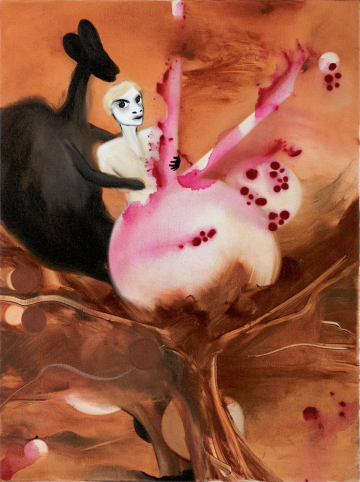 Uncertainty had come
40 x 55 cm, acrylics and oil on canvas, 2009